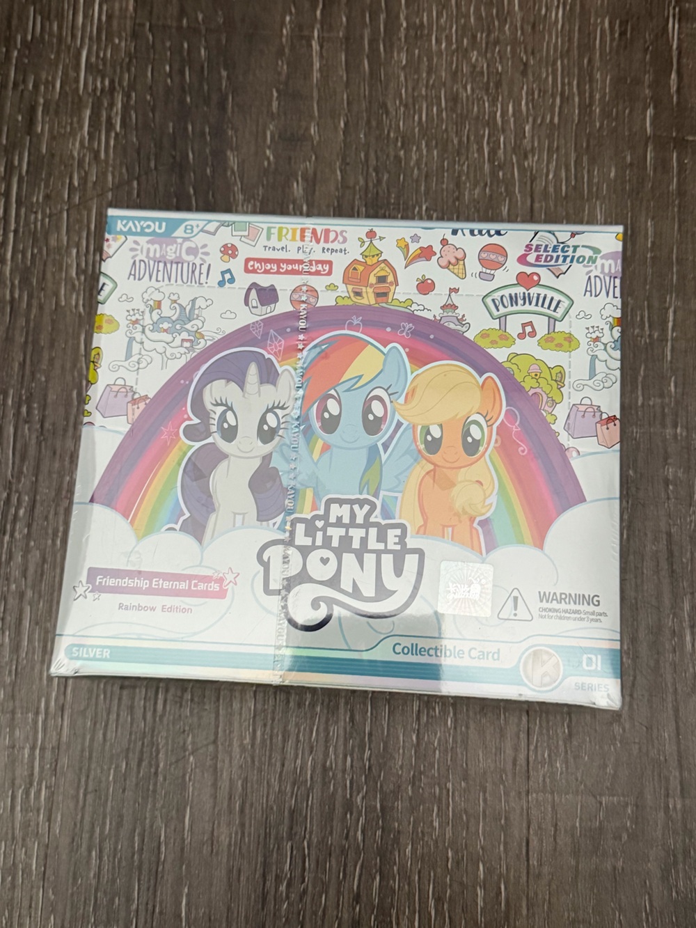 Hasbro My Little Pony Rainbow Edition Collectible Card Box - multicolor